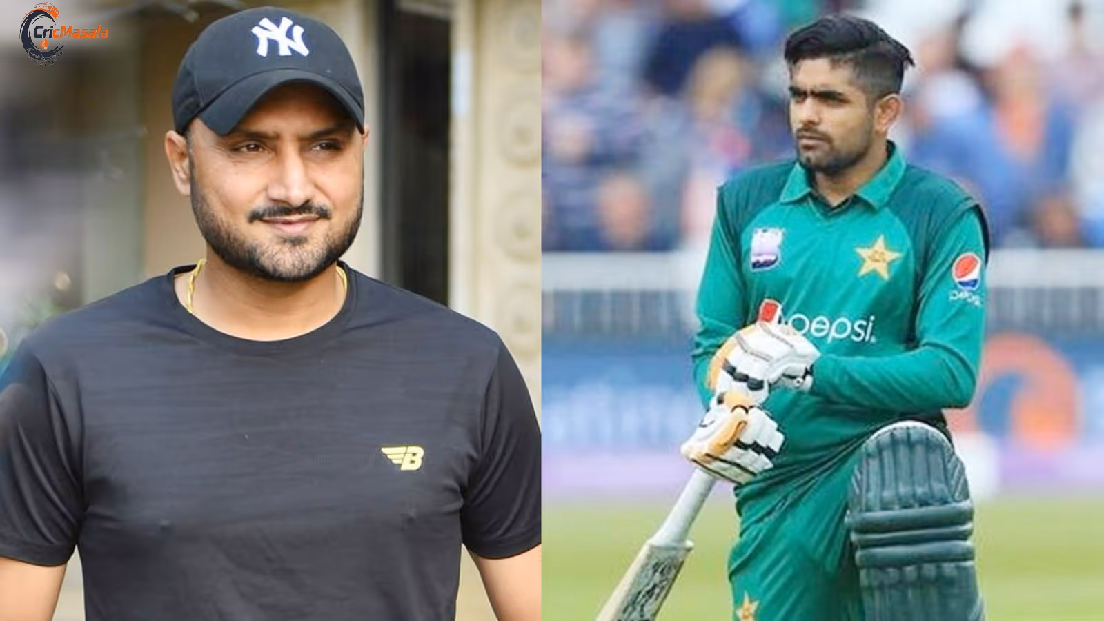 Harbhajan Singh and Babar Azam 1 1