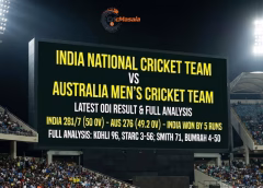 india national cricket team vs australian men’s cricket team match scorecard