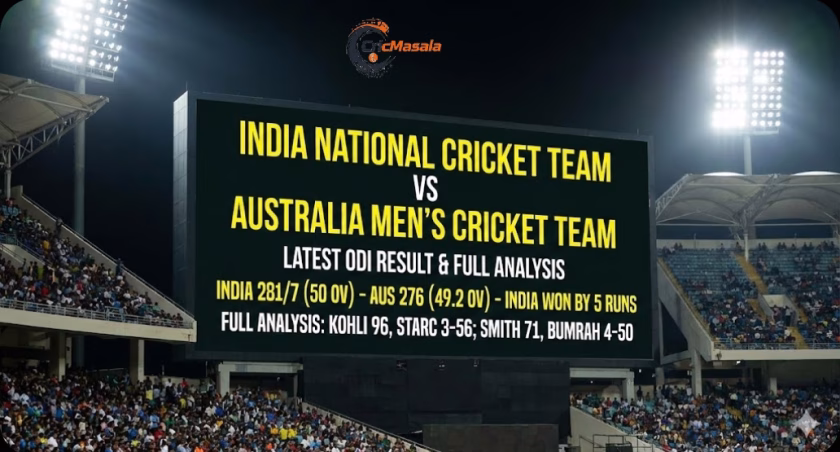 india national cricket team vs australian men’s cricket team match scorecard