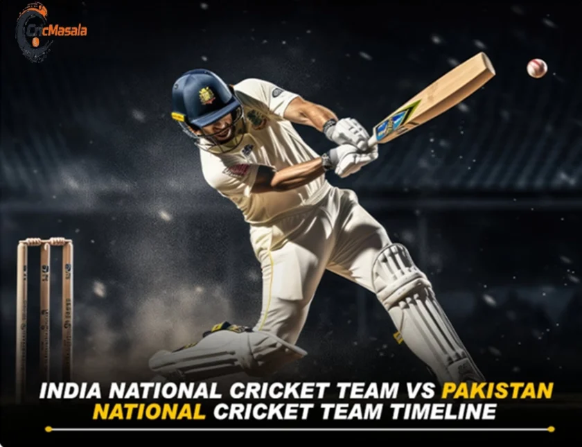Pakistan national cricket team vs India national cricket team timeline